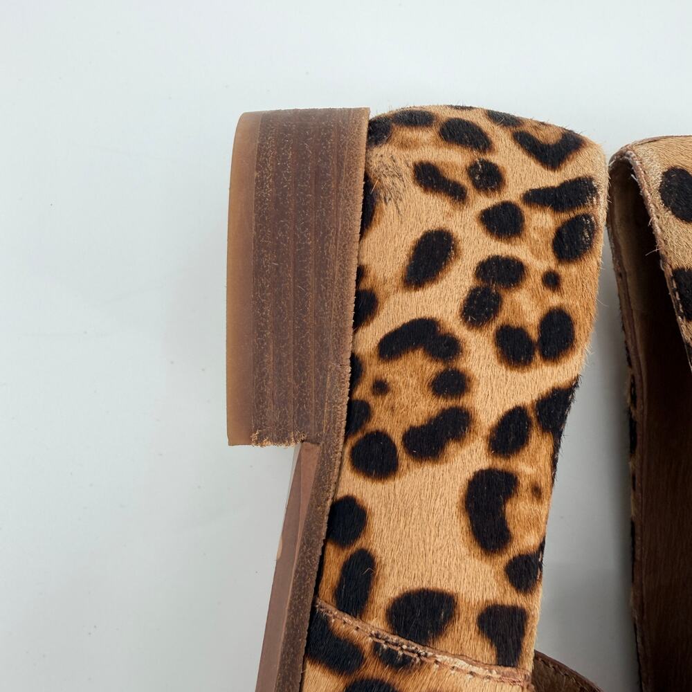Madewell Frances Loafers Leopard Print Calf Hair Animal Print Womens 7.5 - Picture 9 of 13